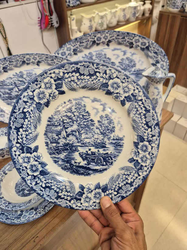 سرویس غذاخوری قلم آبی