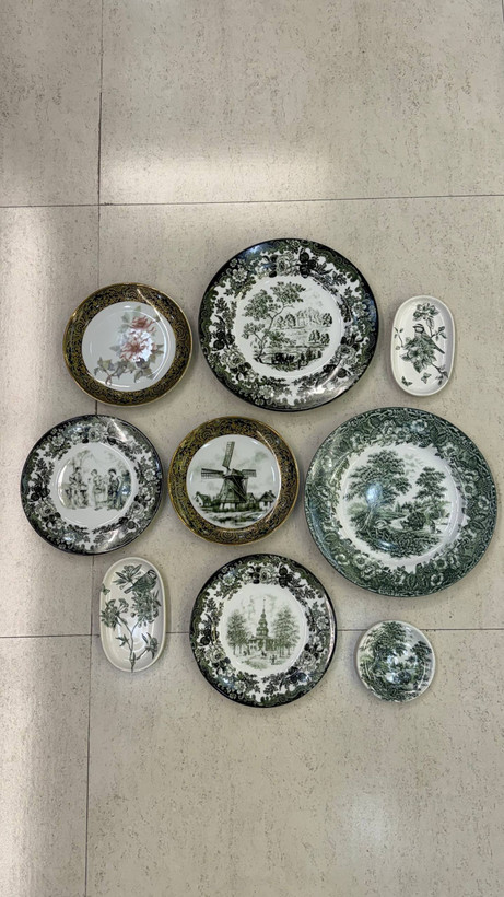 ست دیواری قلم سبز ۹ تایی