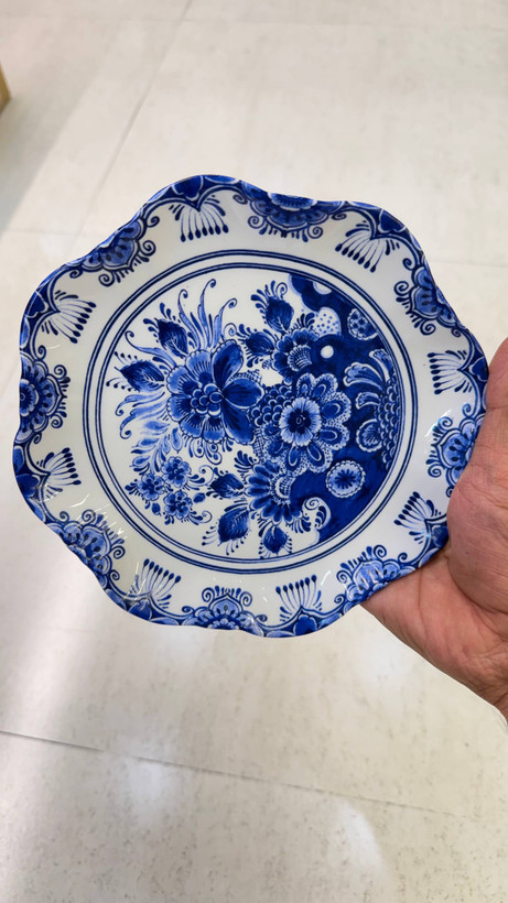 بشقاب قلم آبی